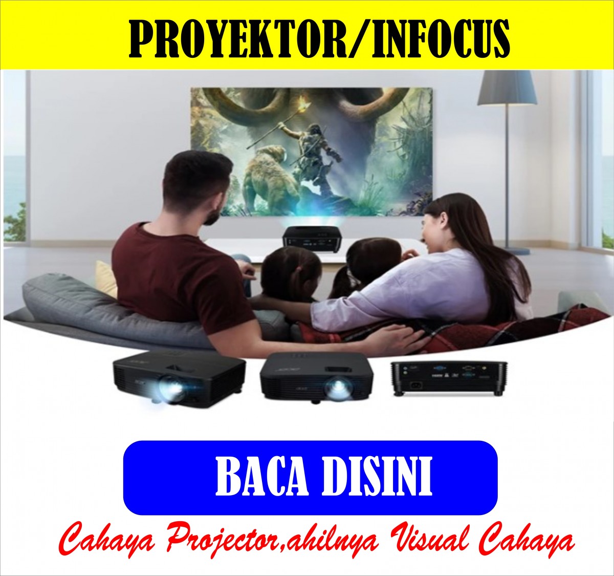 Cahaya Projector PROYEKTOR-INFOCUS home    